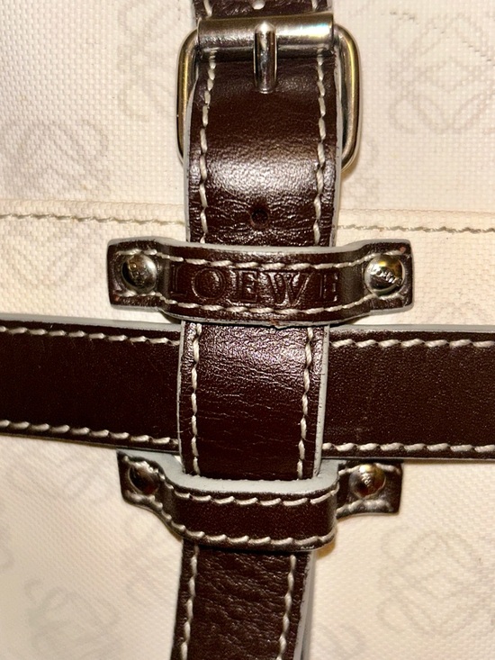 LOEWE Anagram 2-Way Bag, Boston Bag, Handbag, Shoulder/Laptop/Tote